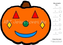 Shape Pumpkin Worksheet